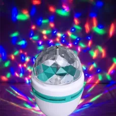 Диско лампа LASER Rotating lamp,вращающаяся светодиодная диско лампа, диско шар для вечеринок